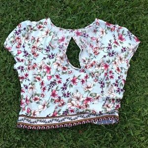 Flower summer top